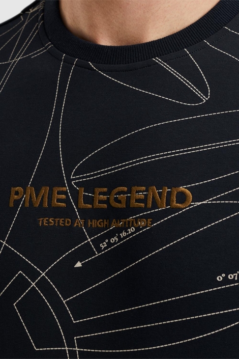 PME legend crewneck aop sweat